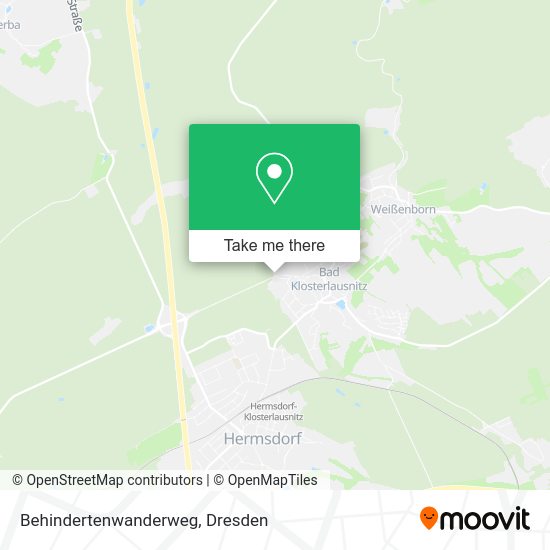 Карта Behindertenwanderweg
