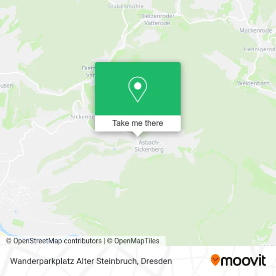 Карта Wanderparkplatz Alter Steinbruch
