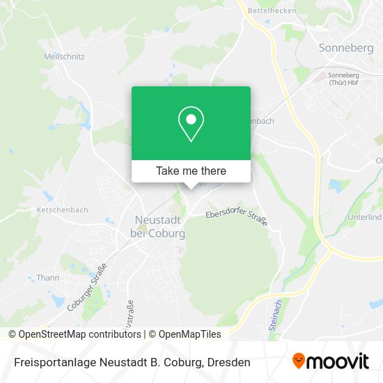 Карта Freisportanlage Neustadt B. Coburg