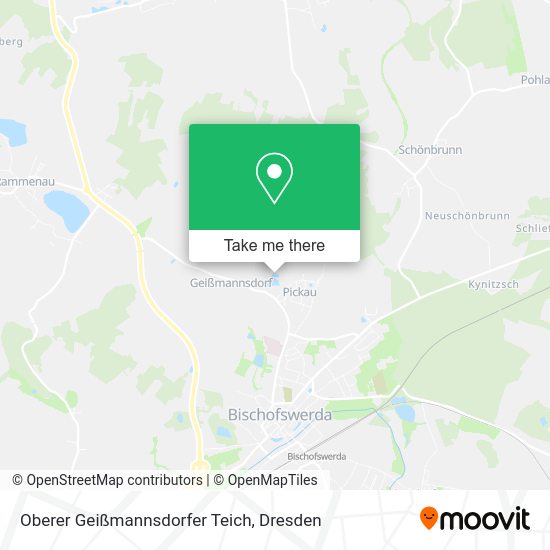 Карта Oberer Geißmannsdorfer Teich