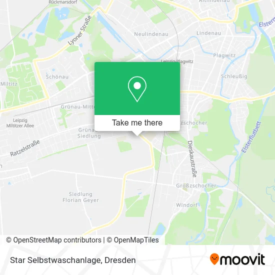 Карта Star Selbstwaschanlage