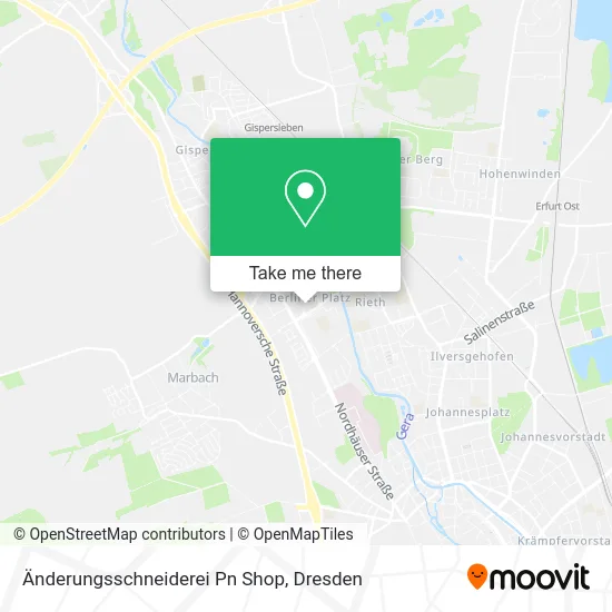 Карта Änderungsschneiderei Pn Shop