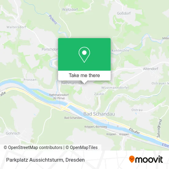 Карта Parkplatz Aussichtsturm