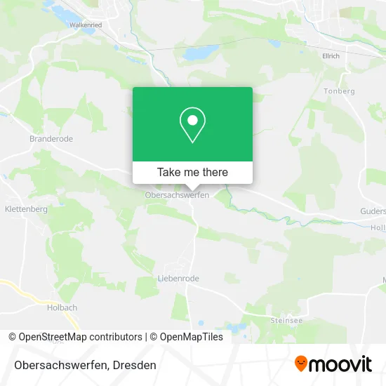 Карта Obersachswerfen