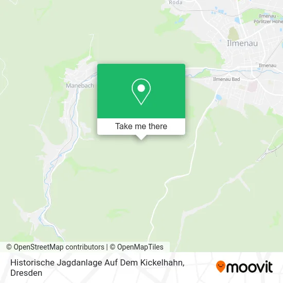 Карта Historische Jagdanlage Auf Dem Kickelhahn