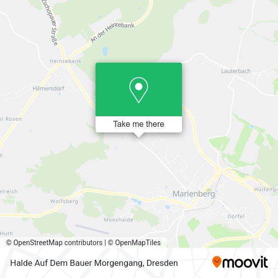 Карта Halde Auf Dem Bauer Morgengang