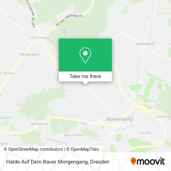 Карта Halde Auf Dem Bauer Morgengang