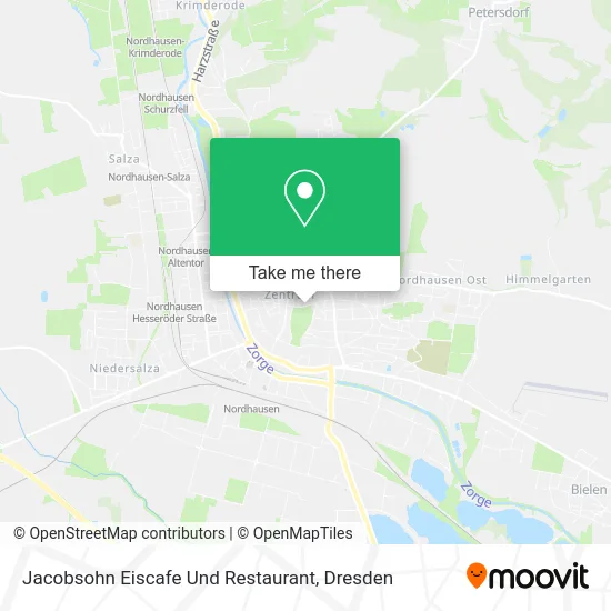 Карта Jacobsohn Eiscafe Und Restaurant