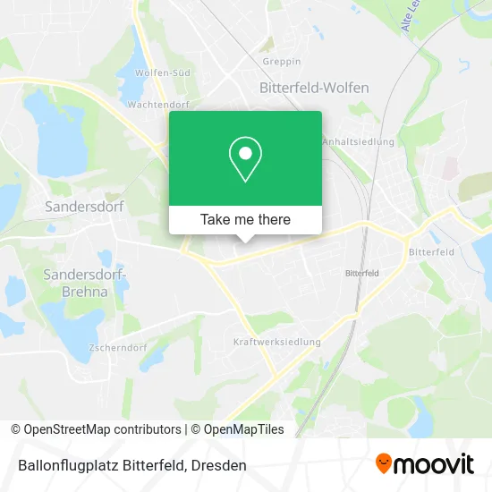 Карта Ballonflugplatz Bitterfeld
