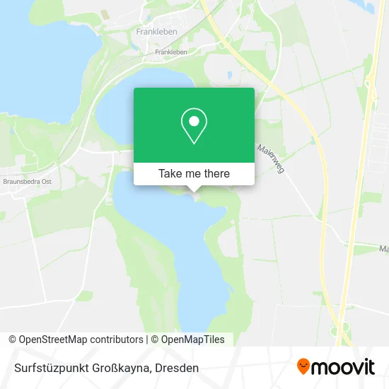 Карта Surfstüzpunkt Großkayna