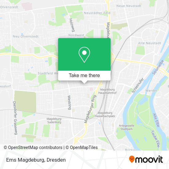 Карта Ems Magdeburg