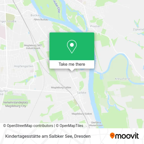 Карта Kindertagesstätte am Salbker See