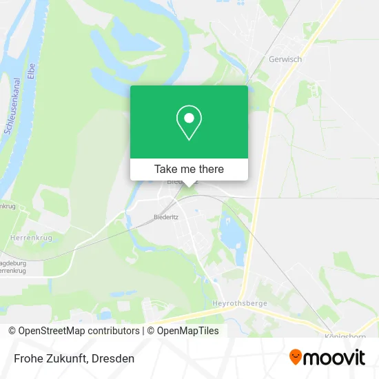 Карта Frohe Zukunft