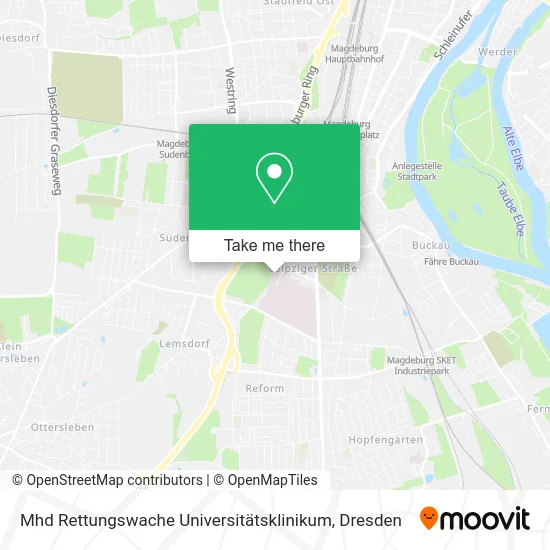 Карта Mhd Rettungswache Universitätsklinikum