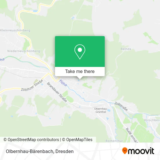 Карта Olbernhau-Bärenbach
