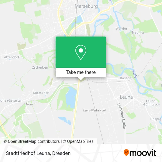 Карта Stadtfriedhof Leuna