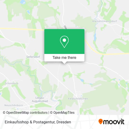 Карта Einkaufsshop & Postagentur