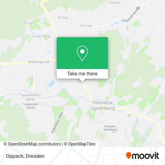 Карта Oppach
