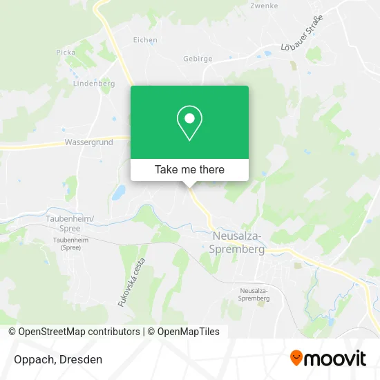 Карта Oppach