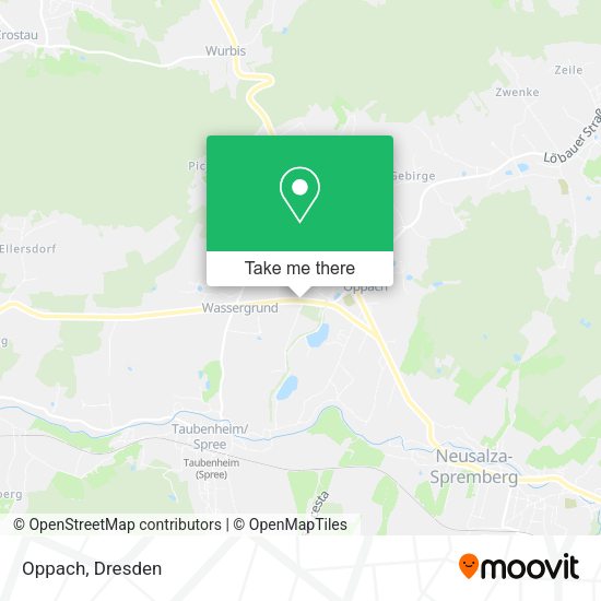 Карта Oppach