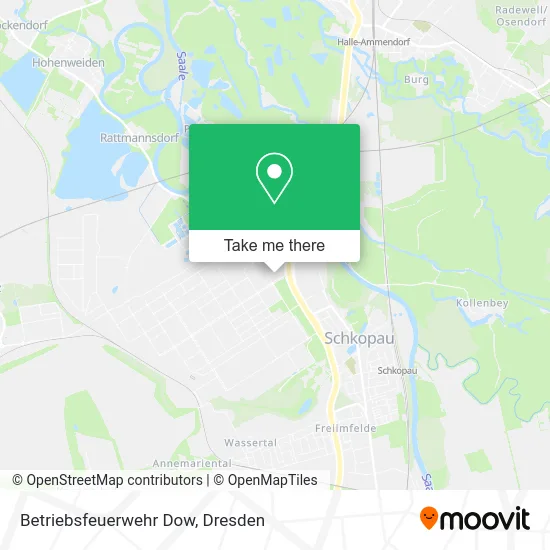 Карта Betriebsfeuerwehr Dow