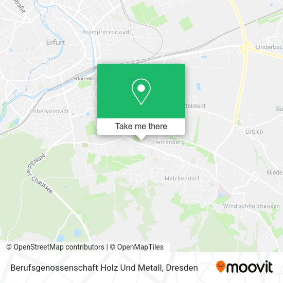 Карта Berufsgenossenschaft Holz Und Metall