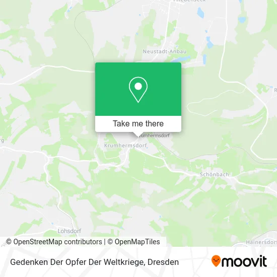 Карта Gedenken Der Opfer Der Weltkriege