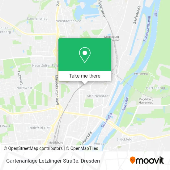 Карта Gartenanlage Letzlinger Straße
