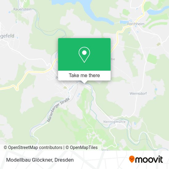 Карта Modellbau Glöckner