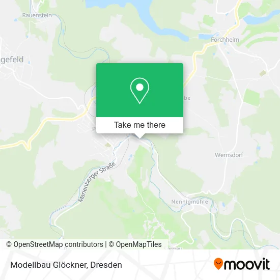Карта Modellbau Glöckner