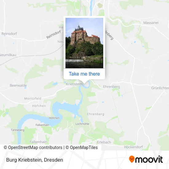Карта Burg Kriebstein