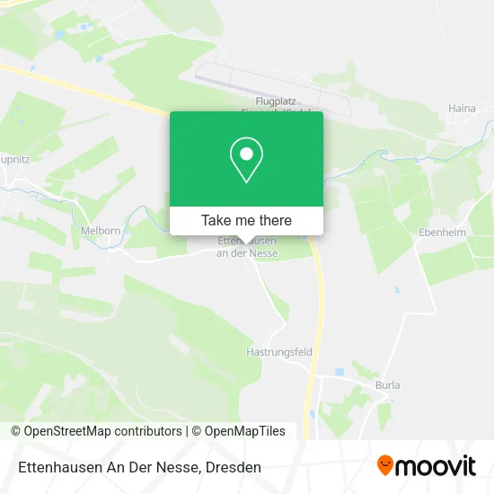 Карта Ettenhausen An Der Nesse