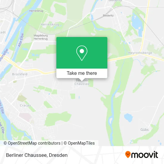 Berliner Chaussee map