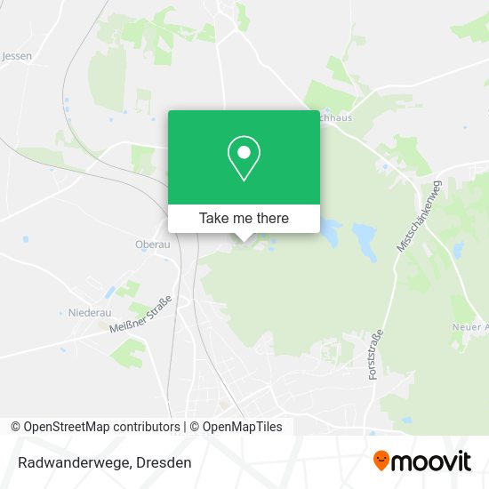 Карта Radwanderwege