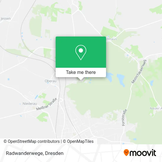 Карта Radwanderwege
