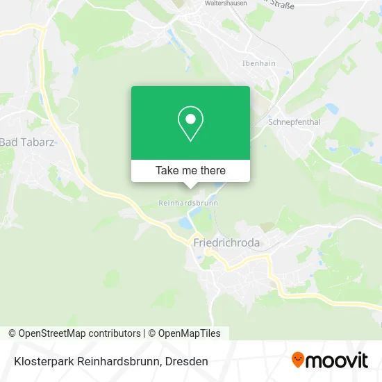 Карта Klosterpark Reinhardsbrunn