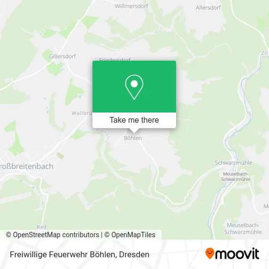 Карта Freiwillige Feuerwehr Böhlen