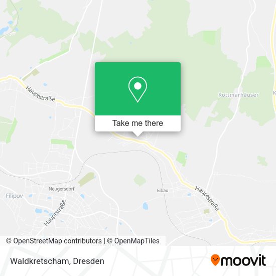 Карта Waldkretscham