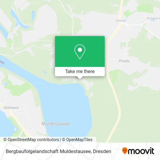 Карта Bergbaufolgelandschaft Muldestausee