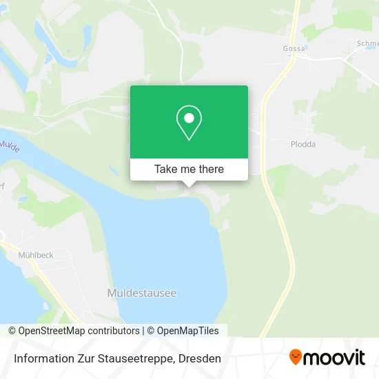 Карта Information Zur Stauseetreppe