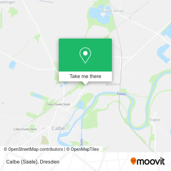 Карта Calbe (Saale)