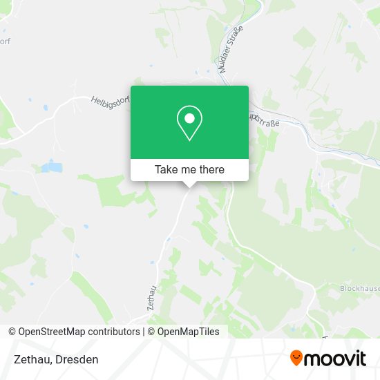 Карта Zethau
