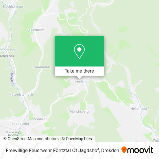 Карта Freiwillige Feuerwehr Föritztal Ot Jagdshof