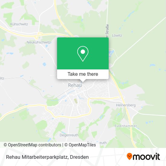 Карта Rehau Mitarbeiterparkplatz