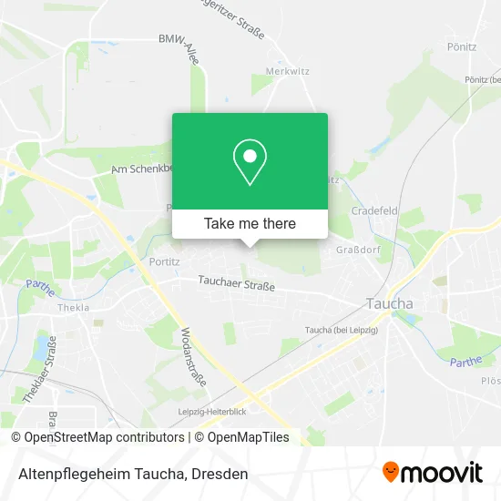 Карта Altenpflegeheim Taucha