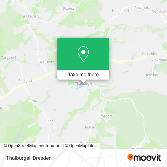 Карта Thalbürgel