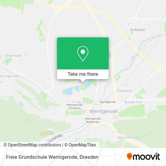 Карта Freie Grundschule Wernigerode