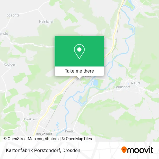 Карта Kartonfabrik Porstendorf