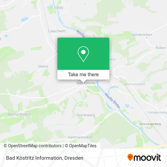 Карта Bad Köstritz Information