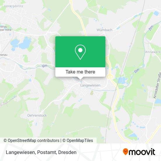 Карта Langewiesen, Postamt